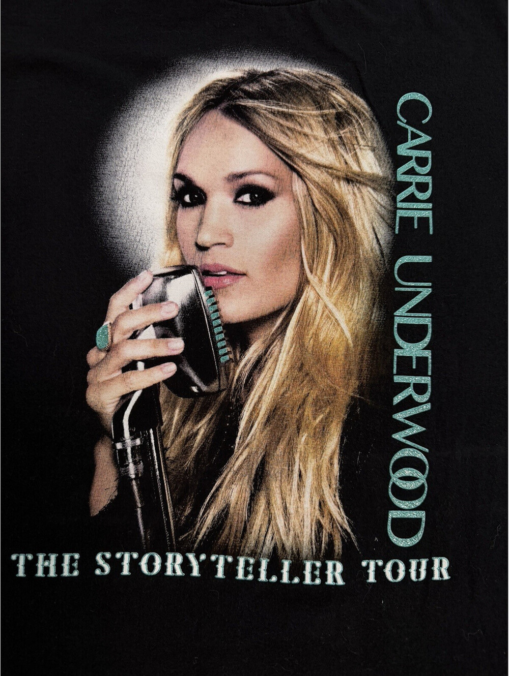 Gildan Heavy Cotton Carrie Underwood Storyteller Tour 2016 T-Shirt XXL Black